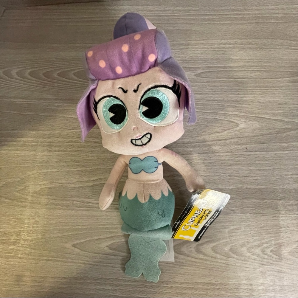 NWT Funko Plush Cuphead Cala Maria Mermaid 8.5"